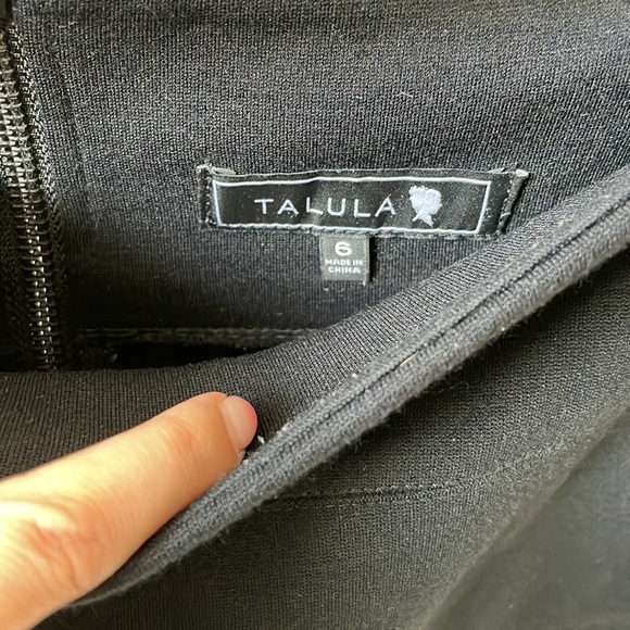 Talula bandage mini skirt black sz 6 - Picture 2 of 3